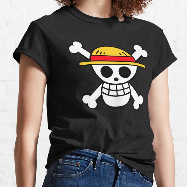 Strohhut Jolly Roger Classic T-Shirt