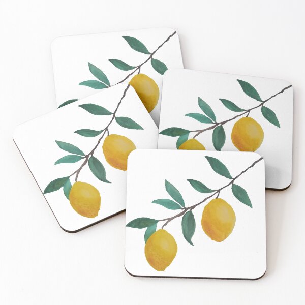 Item preview, Watercolor Lemon Branch designed and sold by Madison Daly Art.