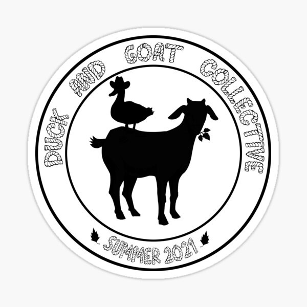 Item preview, Duck and Goat 2021 Vacation Logo designed and sold by yellowpigeon.