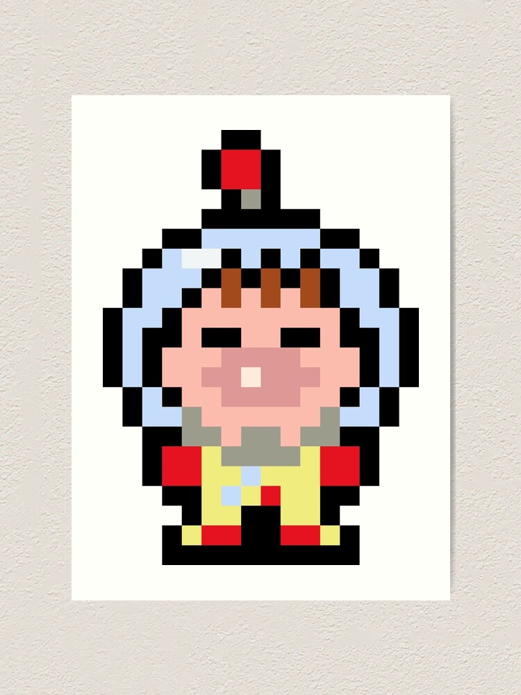 Pixel Olimar Art Print