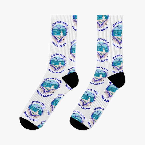 Item preview, Bye Bye Teach Hello Beach Schools Over Kid With Seagull designed and sold by KeysTreasures.