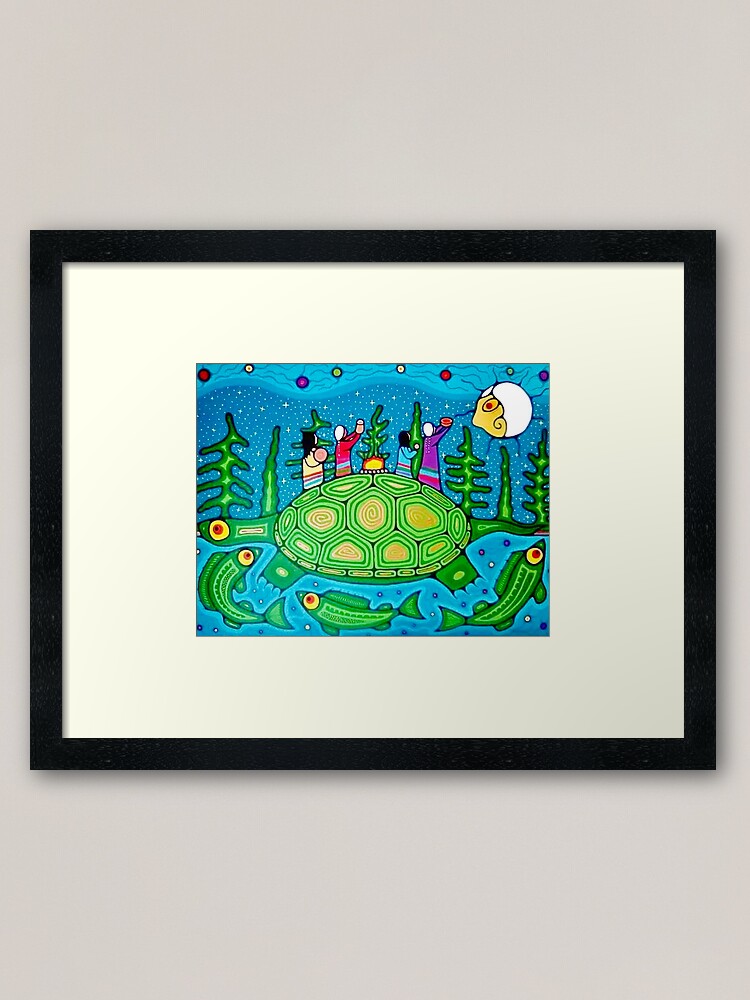 Alternate view of Full Moon Ceremony, 2018 Framed Art Print