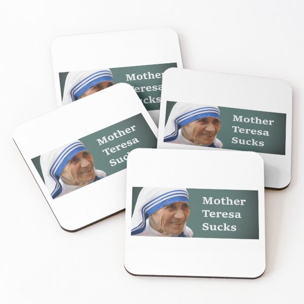 Item preview, Mother Teresa Sucks bumper sticker designed and sold by cangurojoe.