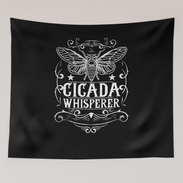 Item preview, Cicada Whisperer 2021 Swarm Brood Vintage Funny Bug Cicada designed and sold by ChromanautMerch.