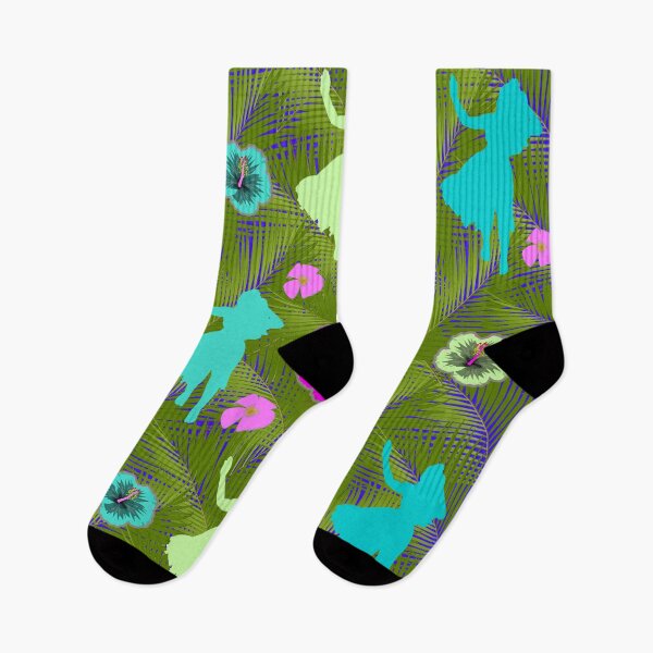 Item preview, Beautiful Hula Dancer with Flowers Pattern & Pastel Colors! - Blue Background designed and sold by Apartment12.