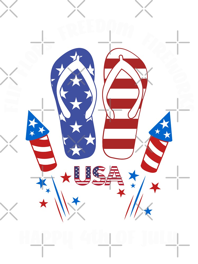 Fourth of july flip on sale flops