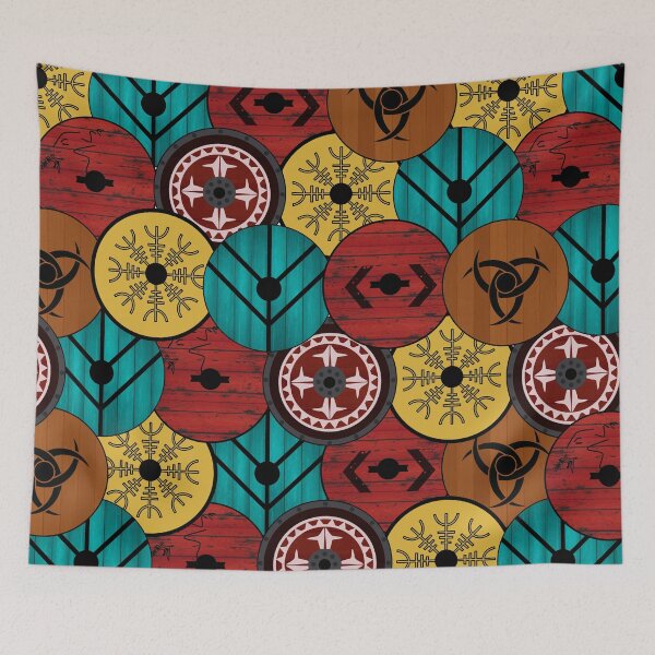 Item preview, Muro con escudo vikingo - grande designed and sold by MerchActually.
