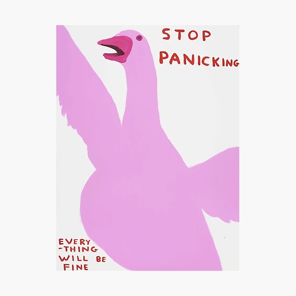 Stop Panicking in Any Situation Photographic Print