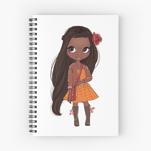 Item preview, Boho style cute doll girly illustration 1 designed and sold by Lalanacliparts.