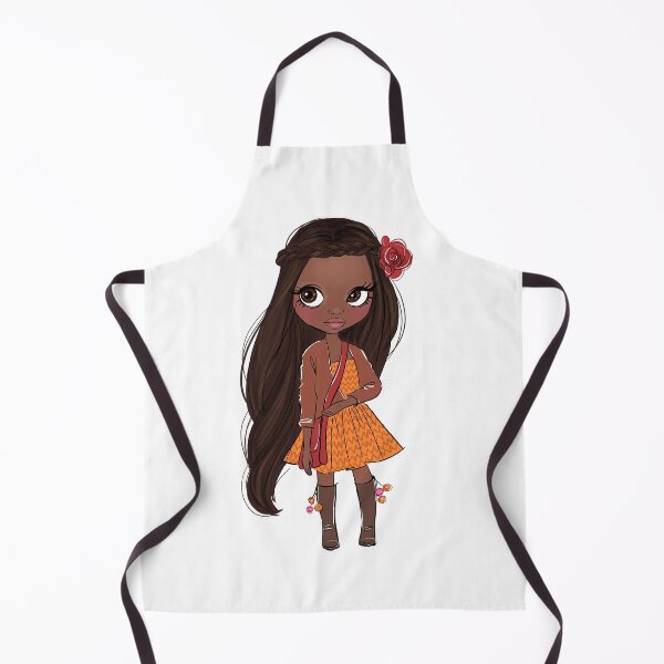 Item preview, Boho style cute doll girly illustration 1 designed and sold by Lalanacliparts.