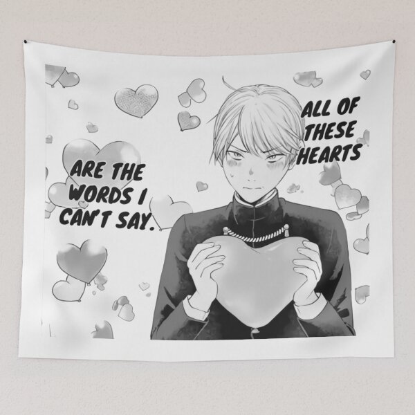 Item preview, kaguya-sama love is war all of these hearts are words I can't say designed and sold by cangurojoe.