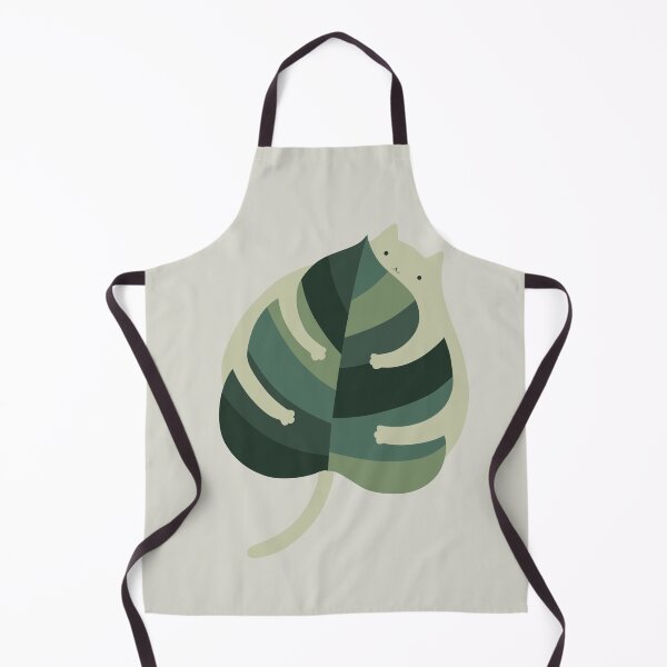 Item preview, Cat and Plant 1: Monstera Cat Hug designed and sold by ilovedoodle.