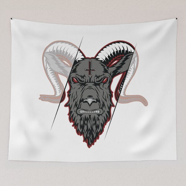 Item preview, Goat logo stylized designed and sold by Ayosaba.
