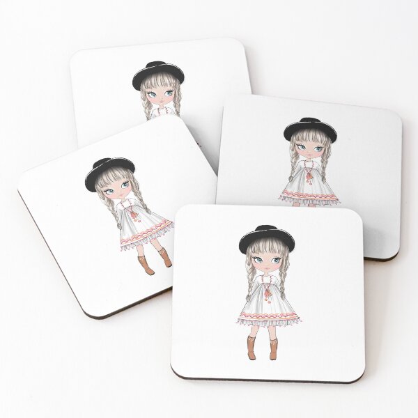 Item preview, Boho style cute doll girly illustration 2 designed and sold by Lalanacliparts.