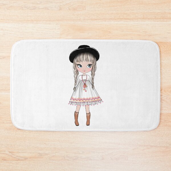 Item preview, Boho style cute doll girly illustration 2 designed and sold by Lalanacliparts.