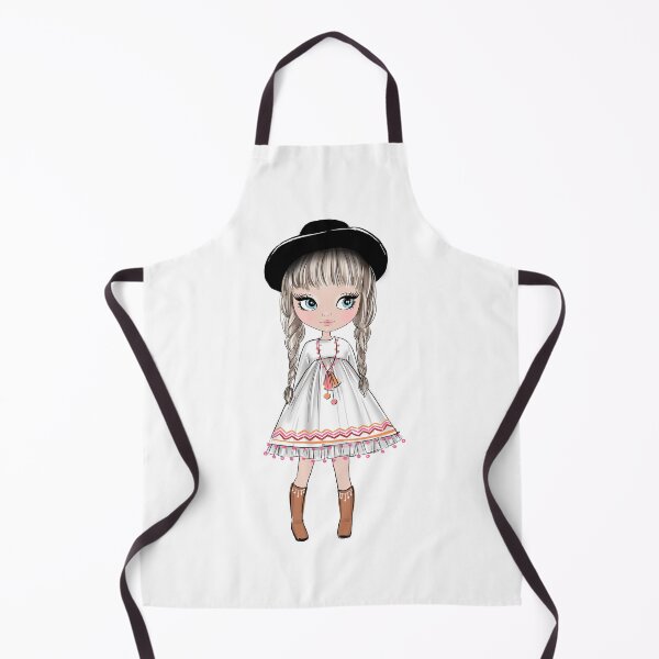 Item preview, Boho style cute doll girly illustration 2 designed and sold by Lalanacliparts.