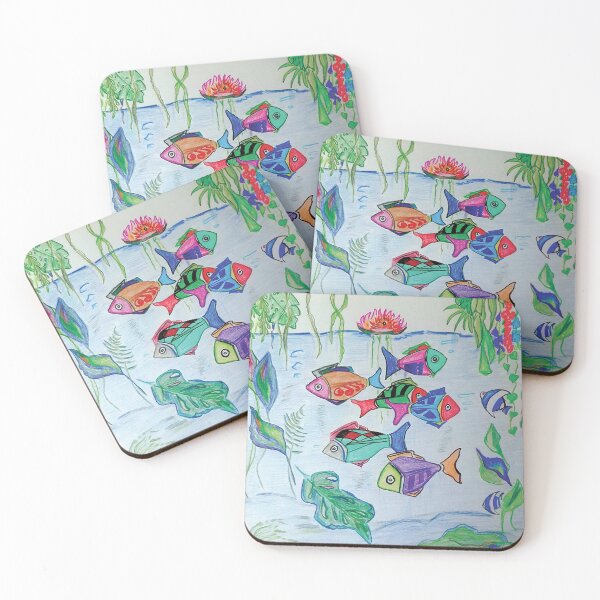 Item preview, Fish and plants. Cheerful and colorful design. designed and sold by Galeria-S.