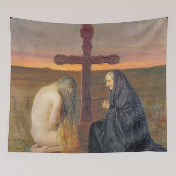 Item preview, Grief by Anna Ancher designed and sold by IndieArtDream.