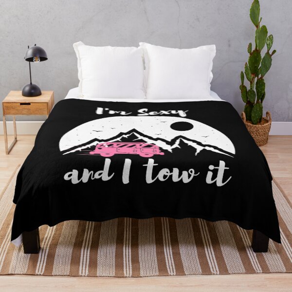 Item preview, I'm Sexy and I tow it, Funny Vintage RV Camper Trailer, Camping Funny, Gift Tee, Funny Vintage designed and sold by IMAD BI.