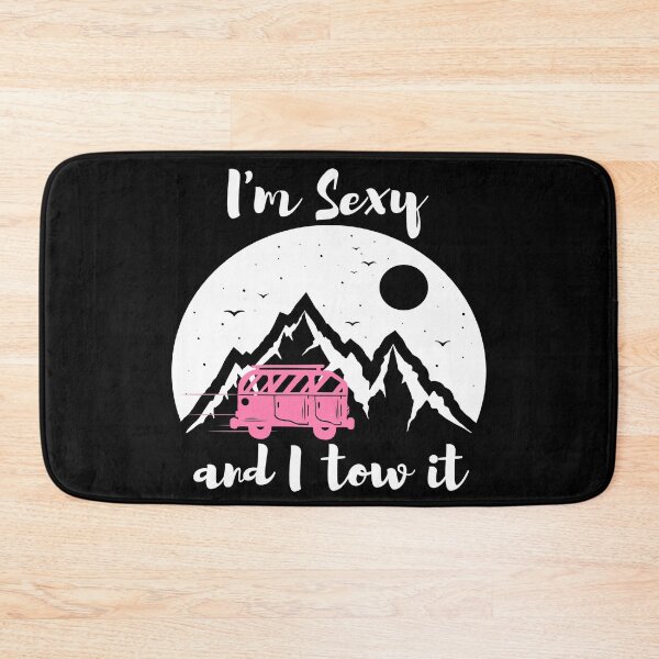 Item preview, I'm Sexy and I tow it, Funny Vintage RV Camper Trailer, Camping Funny, Gift Tee, Funny Vintage designed and sold by IMAD BI.