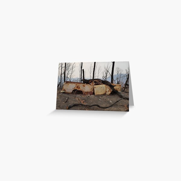 Item preview, Burnt out wreck, 2020 fires, Bega Valley, NSW, Australia designed and sold by CobargoInfo.