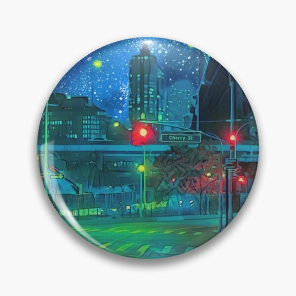 Item preview, Lofi Aesthetic Anime Japan Street Lights designed and sold by Niiyoon's Designs.