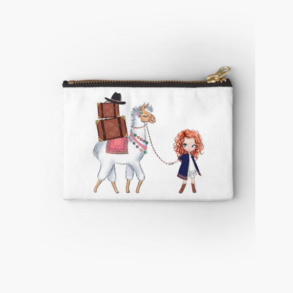 Item preview, Boho style cute girl with llama girly illustration 1 designed and sold by Lalanacliparts.