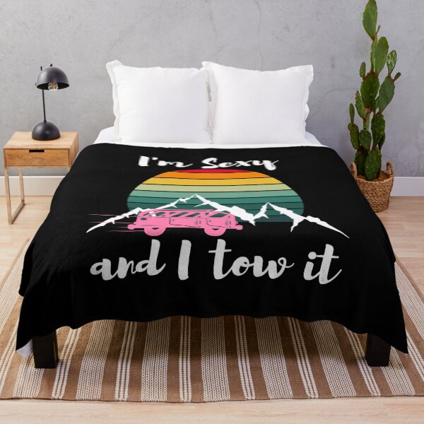 Item preview, I'm Sexy and I tow it, Funny Vintage RV Camper Trailer, Camping Funny, Gift Tee, Funny Vintage designed and sold by IMAD BI.