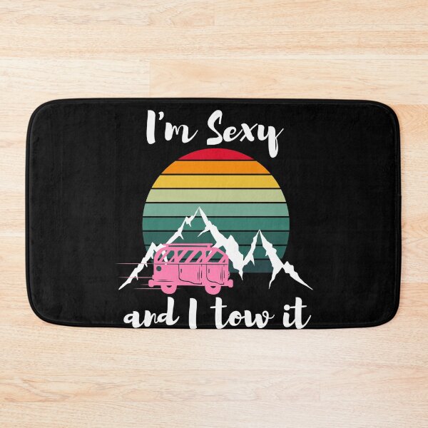 Item preview, I'm Sexy and I tow it, Funny Vintage RV Camper Trailer, Camping Funny, Gift Tee, Funny Vintage designed and sold by IMAD BI.
