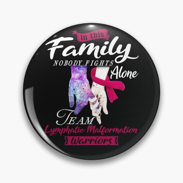 Item preview, In This Family Nobody Fights Alone Team Lymphatic Malformation Warrior designed and sold by deputylove.