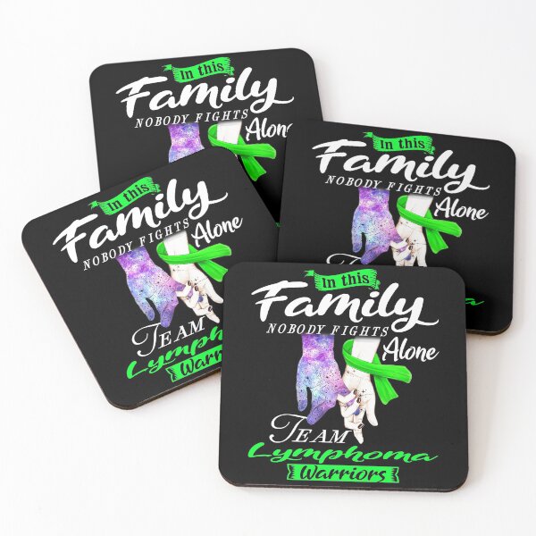 Item preview, In This Family Nobody Fights Alone Team Lymphoma Warrior designed and sold by deputylove.