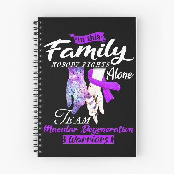 Item preview, In This Family Nobody Fights Alone Team Macular Degeneration Warrior designed and sold by deputylove.
