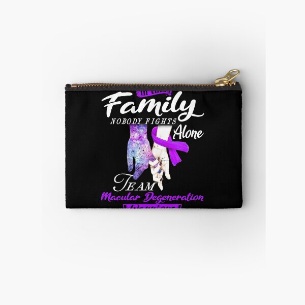 Item preview, In This Family Nobody Fights Alone Team Macular Degeneration Warrior designed and sold by deputylove.