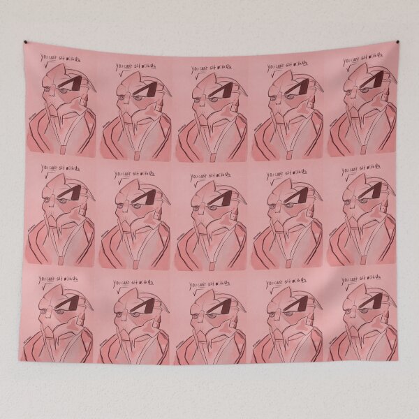 Item preview, Garrus in pink designed and sold by artsywarden.