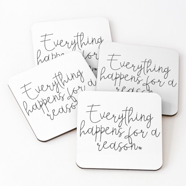 Item preview, Everything happens for a reason designed and sold by kayleetubbs.