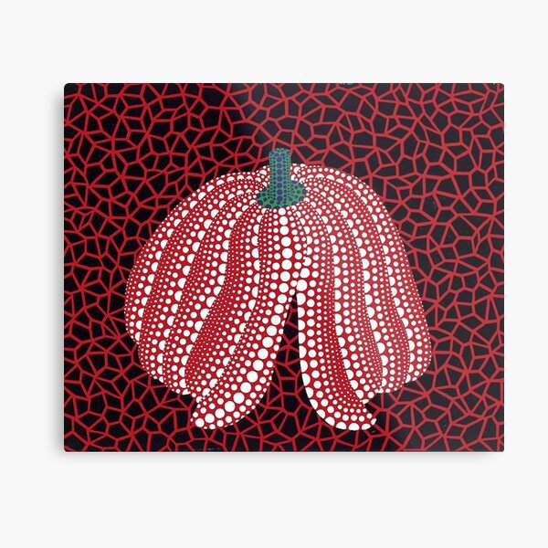 Yayoi Kusama Red pumpkin Metal Print
