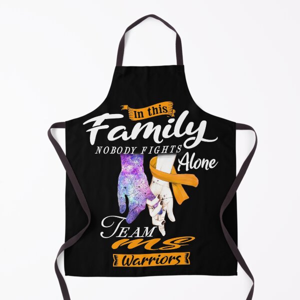 Item preview, In This Family Nobody Fights Alone Team MS Warrior designed and sold by deputylove.