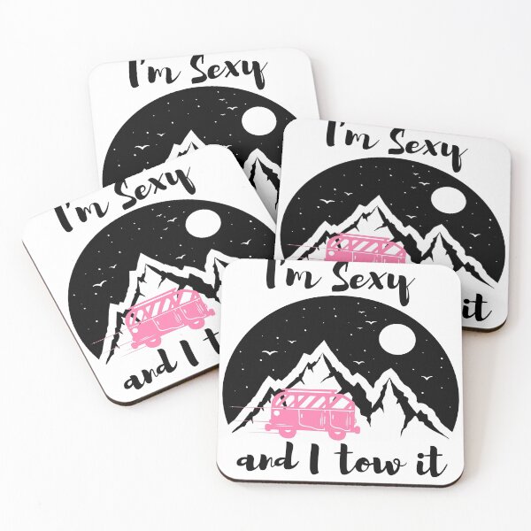 Item preview, I'm Sexy and I tow it, Funny Vintage RV Camper Trailer, Camping Funny, Gift Tee, Funny Vintage designed and sold by IMAD BI.
