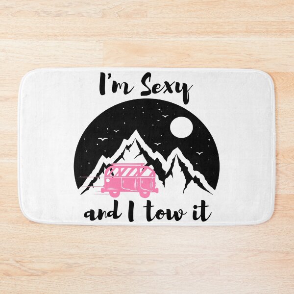 Item preview, I'm Sexy and I tow it, Funny Vintage RV Camper Trailer, Camping Funny, Gift Tee, Funny Vintage designed and sold by IMAD BI.
