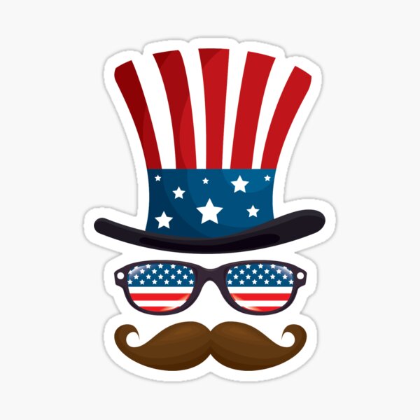 4th of July Sticker