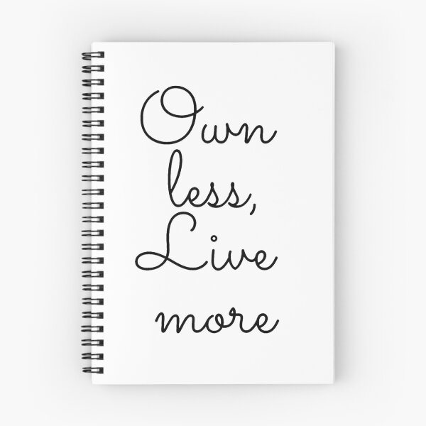 Item preview, Own less, live more. designed and sold by artesiaKT.