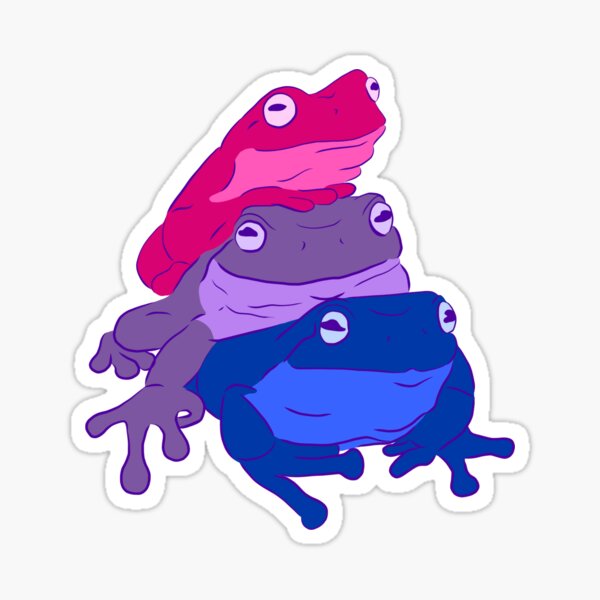 Pride Frog Stickers – Medusa Gothic