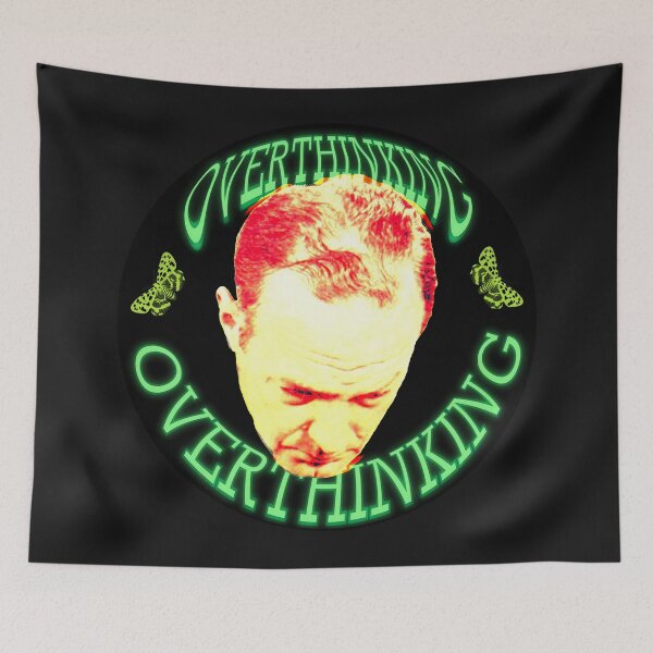 Item preview, Overthinker | Neon | Retro Aesthetics designed and sold by spinolator.
