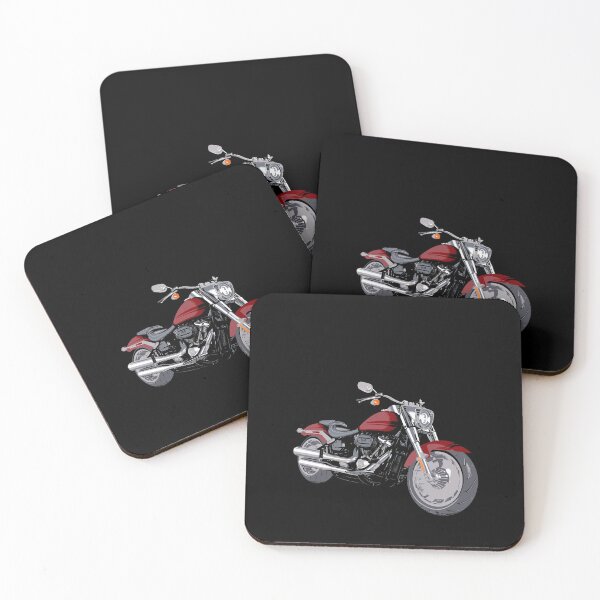 Item preview, HD Fat Boy Motorcycle 2020, Red designed and sold by YourIllusion.