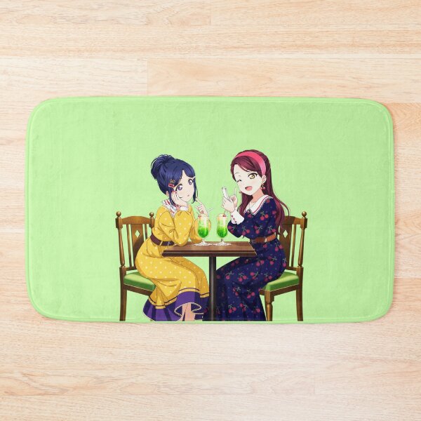 Item preview, riko sakurauchi and kanan matsuura ~retro coffeeshop~ designed and sold by celestialuden1.