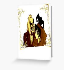 Beetle juice and Lydia Greeting Card
