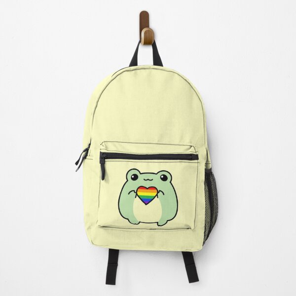 Vista previa del artículo con la obra «Orgullo ranas: bandera arcoiris», diseñado y vendido por Em and Rae Designs.