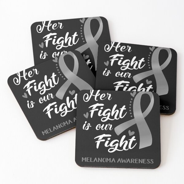 Item preview, Her Fight Is Our Fight Melanoma Awareness designed and sold by hvoid41.
