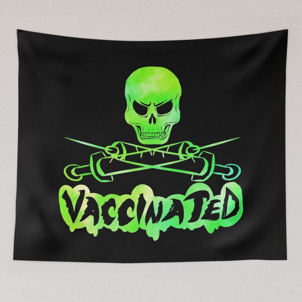 Item preview, Vaccinated, but toxic green this time designed and sold by strawberrypizza.