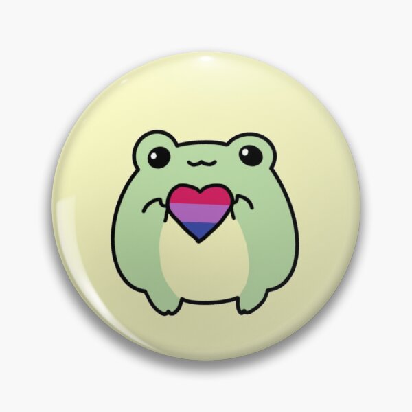 Pride Frogs: Bisexual Flag Pin
